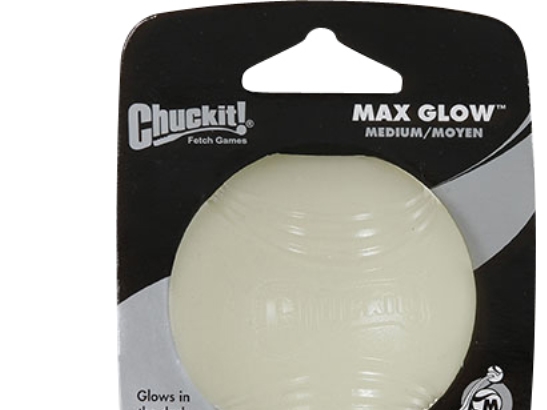 CHUCKIT Glow-in-the-dark boll, M | Sällskapsdjur - Hund - Leksaker & Aktivering | GameStuff