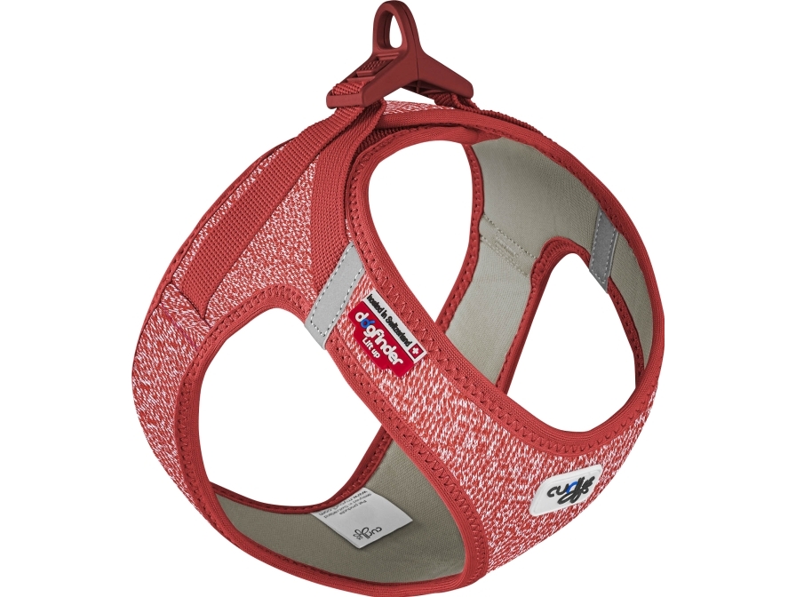 Curli Vest sele Clasp Merino Red XS | Sällskapsdjur - Hund - Hundseler | GameStuff