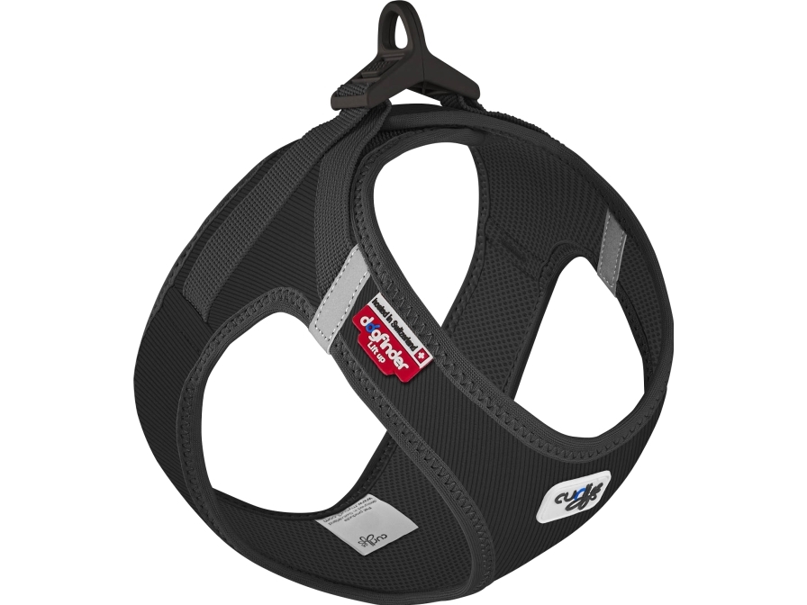 Curli Vest sele Clasp Cord Black XS | Sällskapsdjur - Hund - Hundseler | GameStuff
