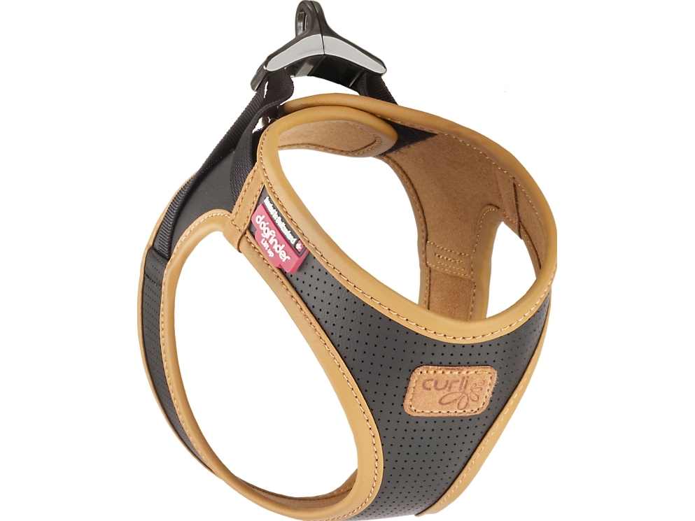 Curli Vegan Apple Leather Harness Black 3XS | Sällskapsdjur - Hund - Hundseler | GameStuff