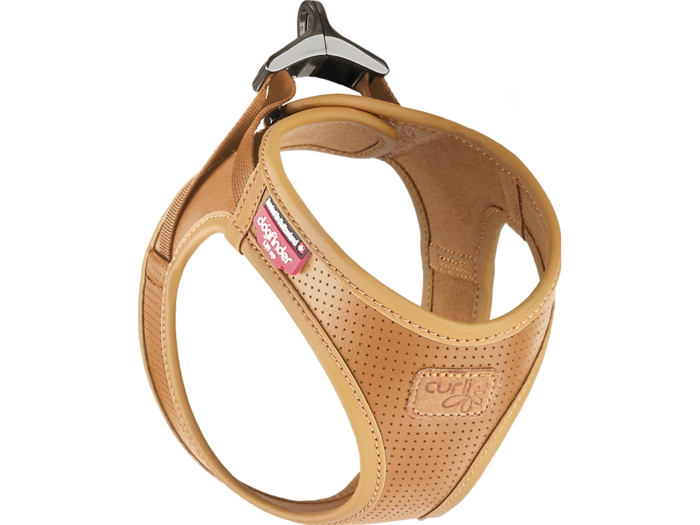 Curli Vegan Apple Leather Harness Brown M | Sällskapsdjur - Hund - Hundseler | GameStuff