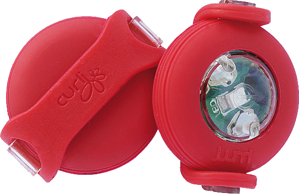 Curli Luumi lampe LED rød, 2 stk. (CR2032) | Sällskapsdjur - Hund - Transport & Säkerhet | GameStuff