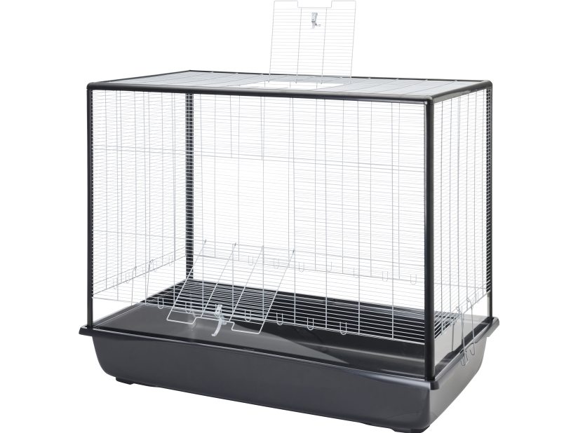 Savic Argus 120 Plexi Knock Down - silver-black | Sällskapsdjur - Gnagare - Burar & Transport | GameStuff