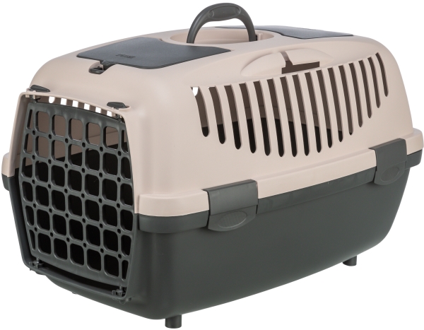 Trixie Capri 2 transport box, XS–S: 37×34×55 cm, dark grey/blush | Djurmärken - Tillbehör - Trixie | GameStuff