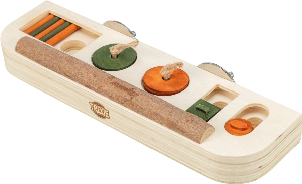 Trixie Snack toy, wood, 25 × 9 × 4 cm | Sällskapsdjur - Fågel - Burar och tillbehör | GameStuff