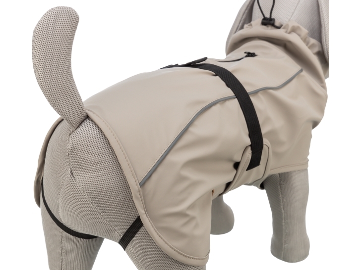 Trixie BE NORDIC Husum regnrock, M: 50 cm, sand | Djurmärken - Tillbehör - Trixie | GameStuff