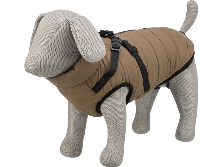 Trixie Pirou winter harness coat, M: 45 cm, sand | Sällskapsdjur  >  Hund  >  Jacka - kappa - regnkappa - stickat plagg | GameStuff