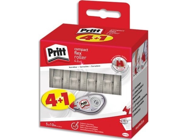 Pritt Korrektur Roller Compact Flex Roller 4.2 EcoPack 4+1 retail