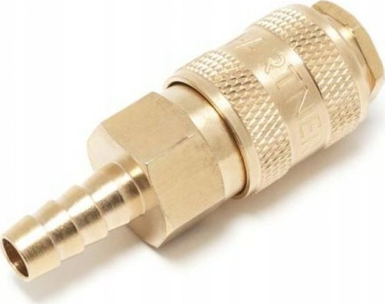 Partner Hurtigkobling Pneumatisk Med Ventil "Jodelka" 6 Mm (Messing)