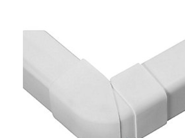 T80-H jus.bar vinkel - 80x60 mm, vit RAL 9010, 70-120 gr. | Ventilation & Klimat - Värmepumpar - Tillbehör till värmepumpar | GameStuff