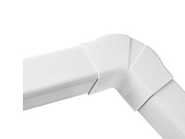 T110-H jbar platt vinkel - 110x75 mm, vit RAL 9010, 65-130 gr. | Ventilation & Klimat - Värmepumpar - Tillbehör till värmepumpar | GameStuff