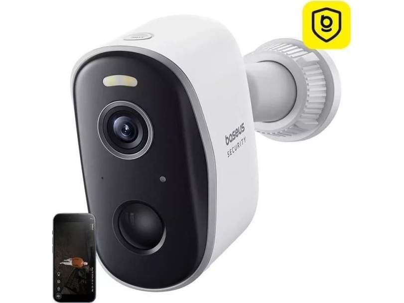 Baseus Security N1 Plus 2K Outdoor-Kamera - Weiß