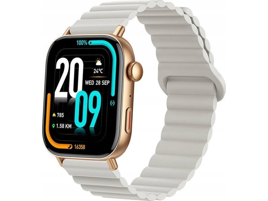 Colmi C8 Max Smartwatch with Magnetic Strap (Gold) | Sport & Träning - Pulsklockor & Smartwatches - Smartklockor | GameStuff