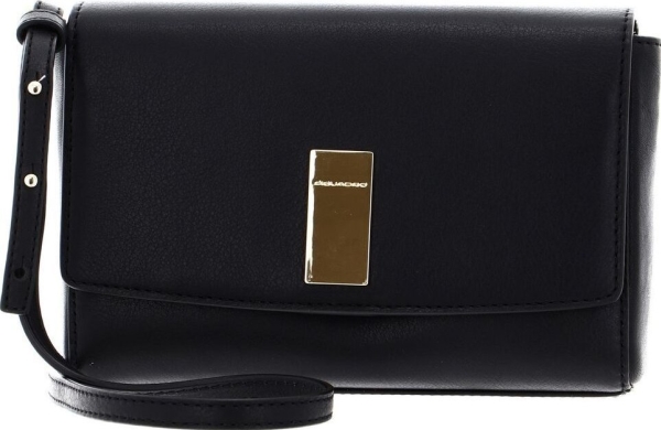 Piquadro Piquadro, Dafne, Leather, Handbag, Sistem Rfid, Black, 19 Cm