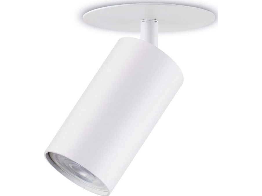 Maclean Einbauleuchte/Tuba, Spot, Rund, Aluminium, Gu10, 55X100 Mm, Weiß, Mce364 W