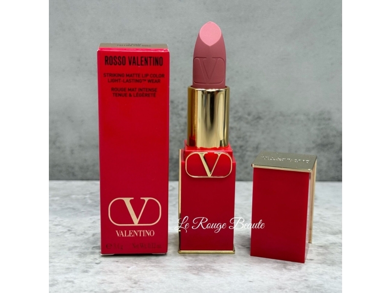 Valentino Rosso, Matte, Cream lipstick 123R, refillbar, 3,5 g