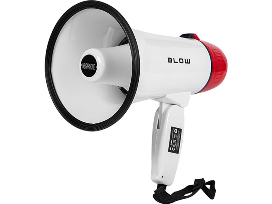 MP-515 kannettava torvimegafoni, jossa on tallennuslaite