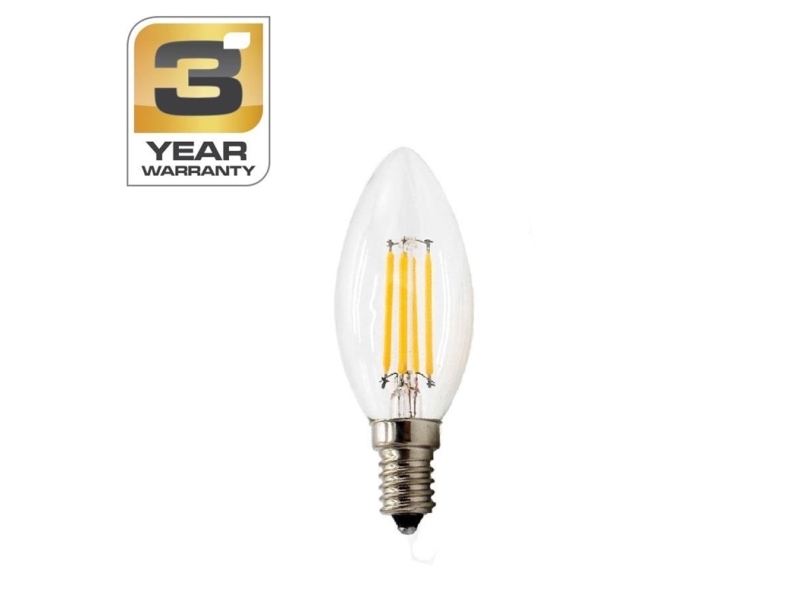 Standard Led Glühbirne B35 2W E14 2700K 250Lm Filam