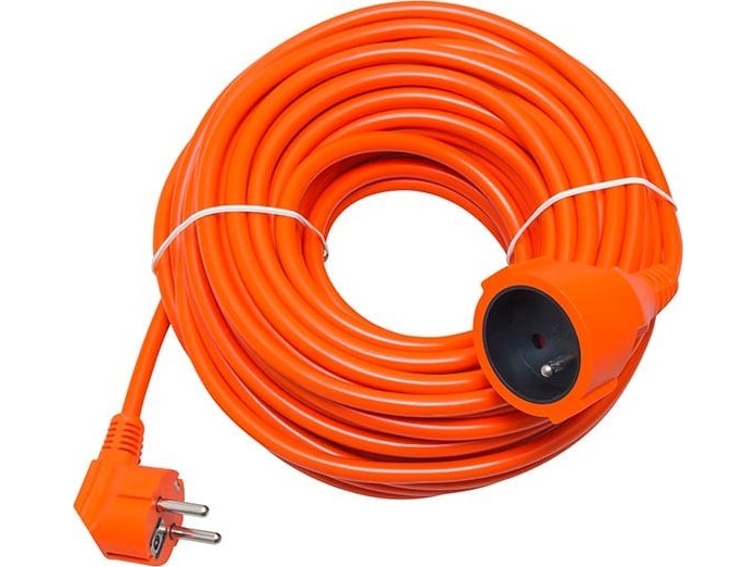 Blow Pr-160 Forlængerledning 1 Stik Med Jord 50M Orange 3X1,5Mm