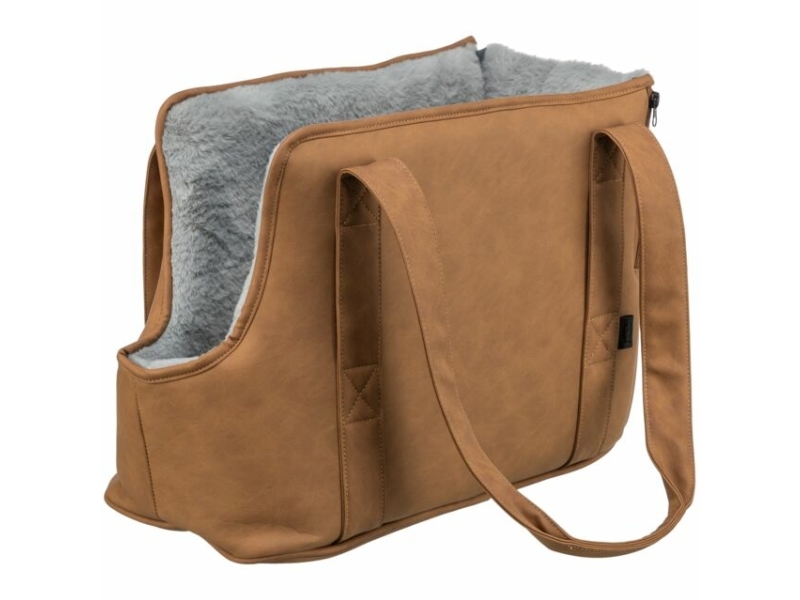 Trixie Evelyn carrier, 40 × 30 × 20 cm, brown/grey | Djurmärken - Tillbehör - Trixie | GameStuff