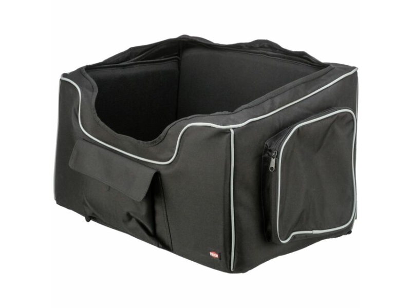 Trixie Car seat, 56 × 37 × 36 cm, black/grey | Djurmärken - Tillbehör - Trixie | GameStuff