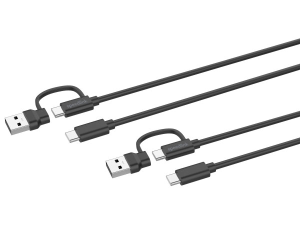 Speedlink Sl 460101 Bk 3 M Usb A/usb C Usb C Usb 3.2 Gen 1 3.1 Gen 1 Sort