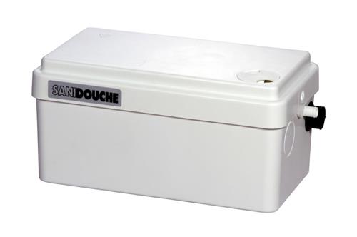 sanishower avloppspump för duschkabin, tvättställ, bidé - b: 296 h: 145 d: 165 mm | Trädgården - Bevattning av trädgårdar - Dränkbara pumpar | GameStuff