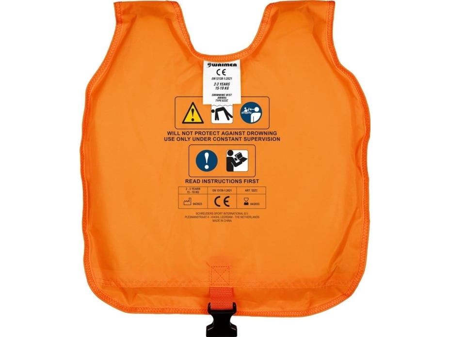 Orange Plaukimo liemenė 52ZC ORA 15-19kg orange | Marin - Säkerhetsutrustning - Livvästar | GameStuff