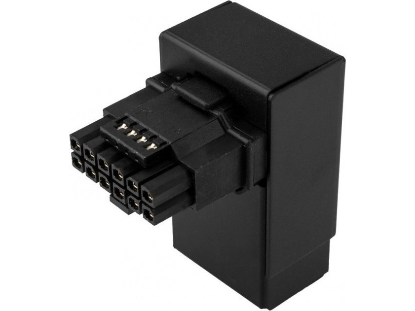 Kolink Core Pro 12V-2x6 90 asteen sovitin - tyyppi 1, musta