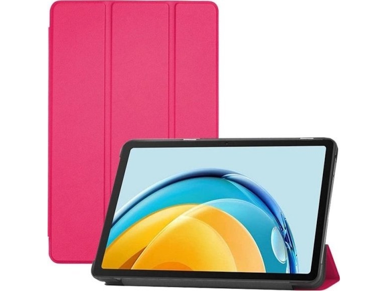 Etui Na Tablet Ilike Ilike Galaxy Tab A9 8.7 X110 Tri-Fold Eco-Leather Stand Case Coral Pink