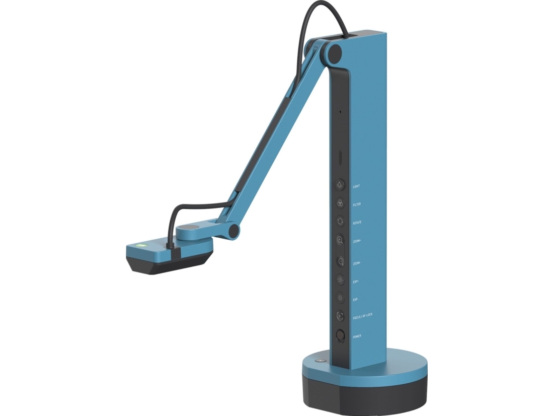 IPEVO DOK VZ-X USB/HDMI/WLAN 8MP Micro Light Batteri blå - Dokumentkamera | Möbler - Tavla & Displays - Dokumentkameror | GameStuff
