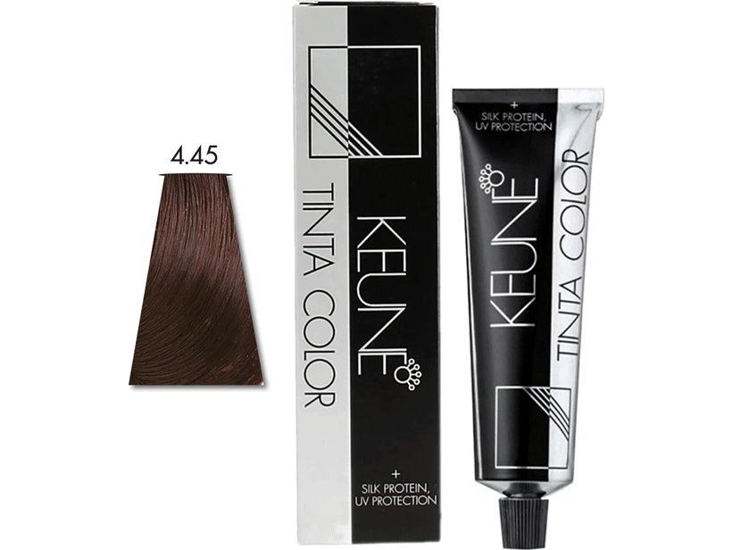 Keune , Tinta Color, Permanent Hair Dye, 4.45 Medium Copper Mahogany Brown, 60 Ml For Women