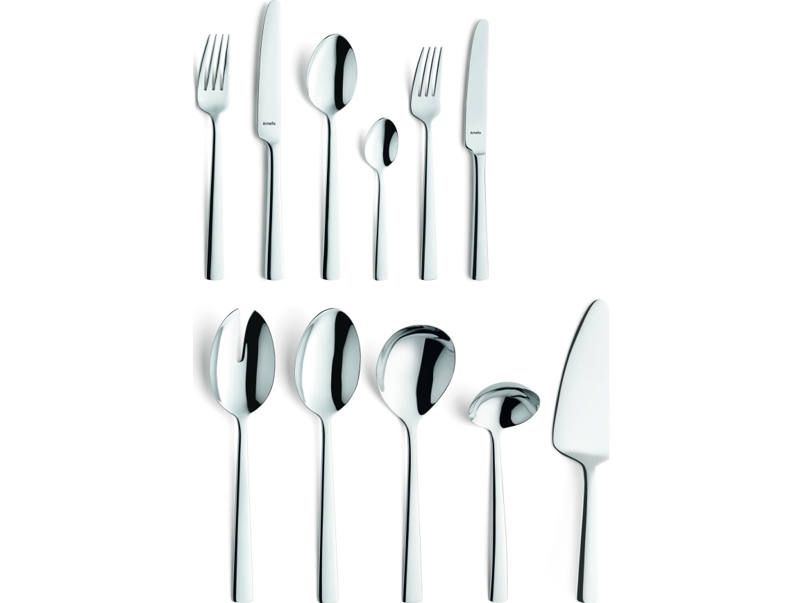 Amefa Moderno 1923 - 78-stk Bestiksæt i trææske