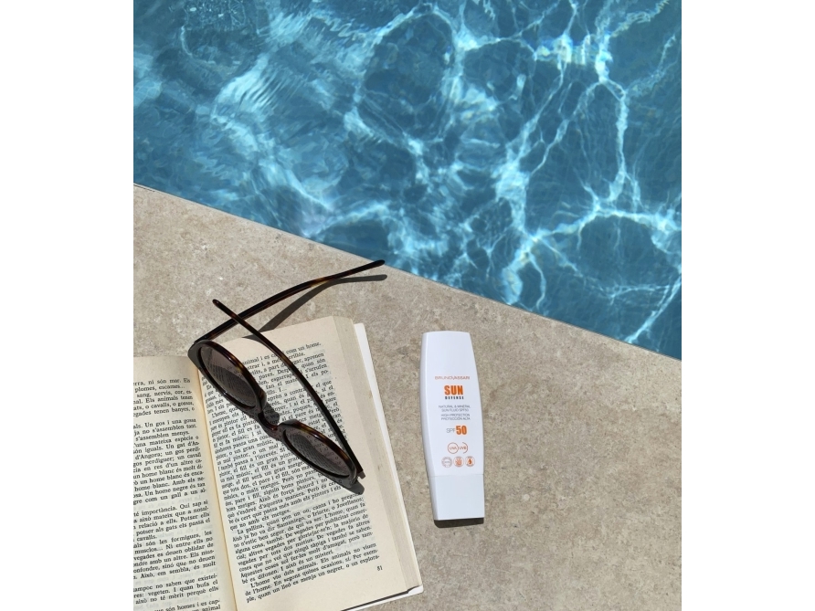 Bruno Vassari, Sun Defense, Mattifying micro-spheres, UV Protection, Sunscreen Fluid, 50 ml | Hudvård - Solprodukter - Kroppsvård - Solkräm | GameStuff