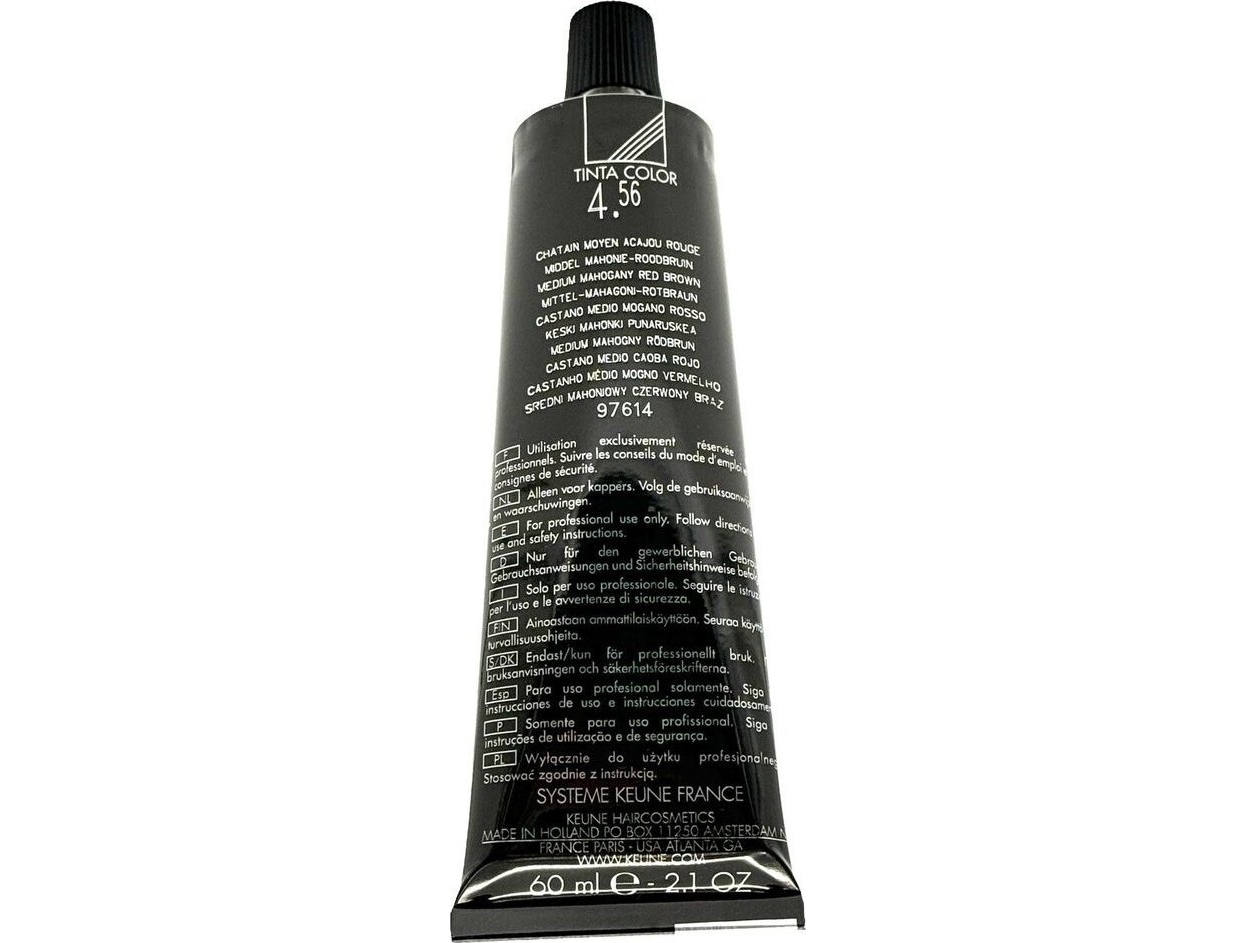 Keune Keune, Tinta Color, Permanent Hair Dye, 4.56 Medium Mahogany Red Brown, 60 Ml For Women