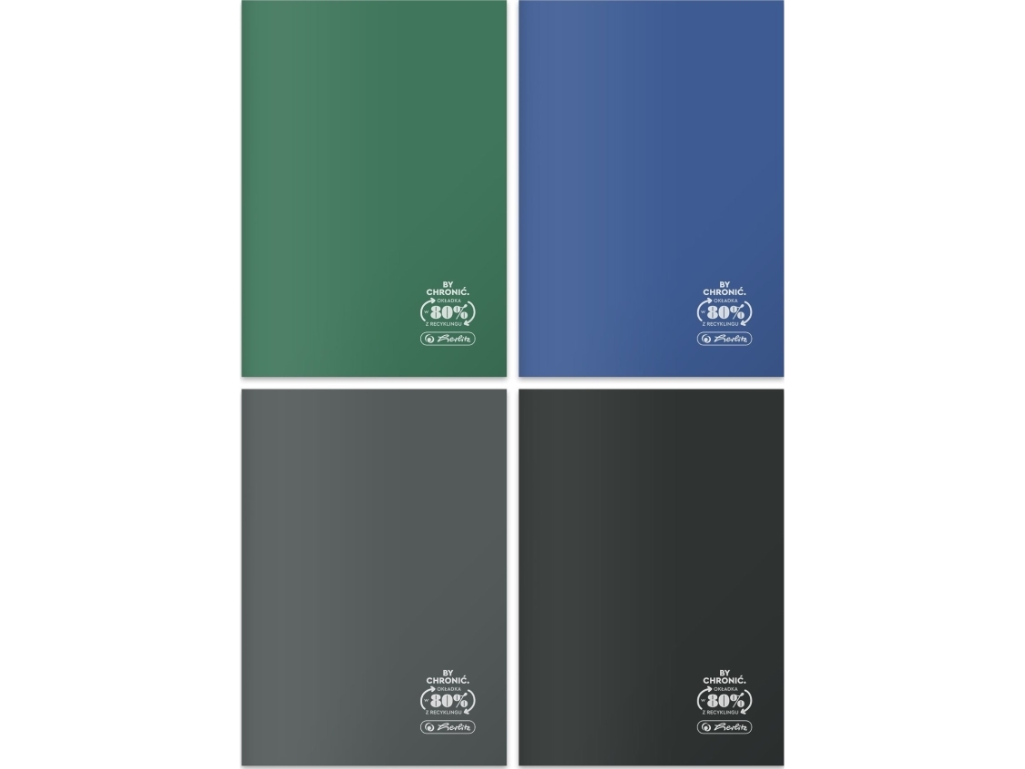 Herlitz notesbog A5/60 # ECO PP COLOR FSC 5S