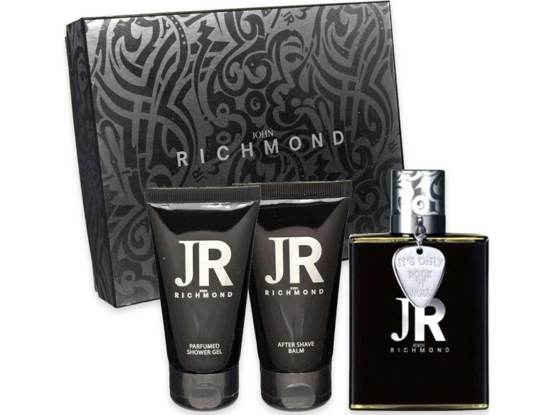John Richmond Set: Man Eau De Parfum 100 Ml + Man Nourishing Shower Gel 50 Ml + Man After-Shave Balm 50 Ml