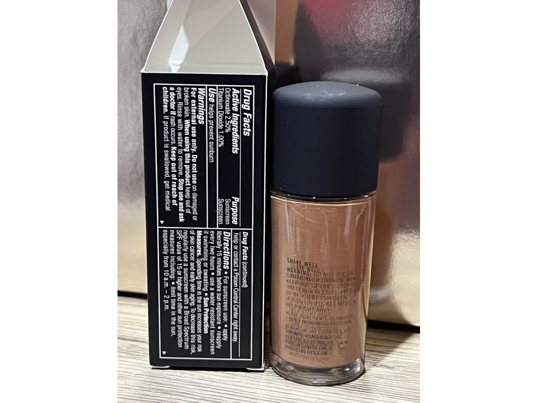 Mac , Studio Fix Fluid, Matte Finish, Liquid Foundation, Nc60, Spf 15, 30 Ml For Women