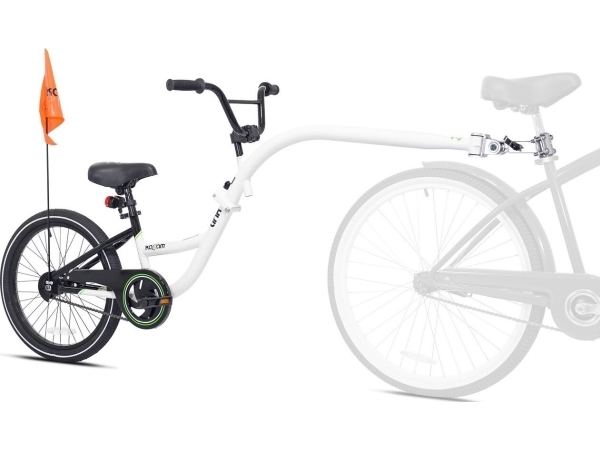 WeeRide Kazam Link cykelvagn/fäste vit (EAN 0016751374239) | Cykling - Cykelutrustning - Släpvagnar | GameStuff