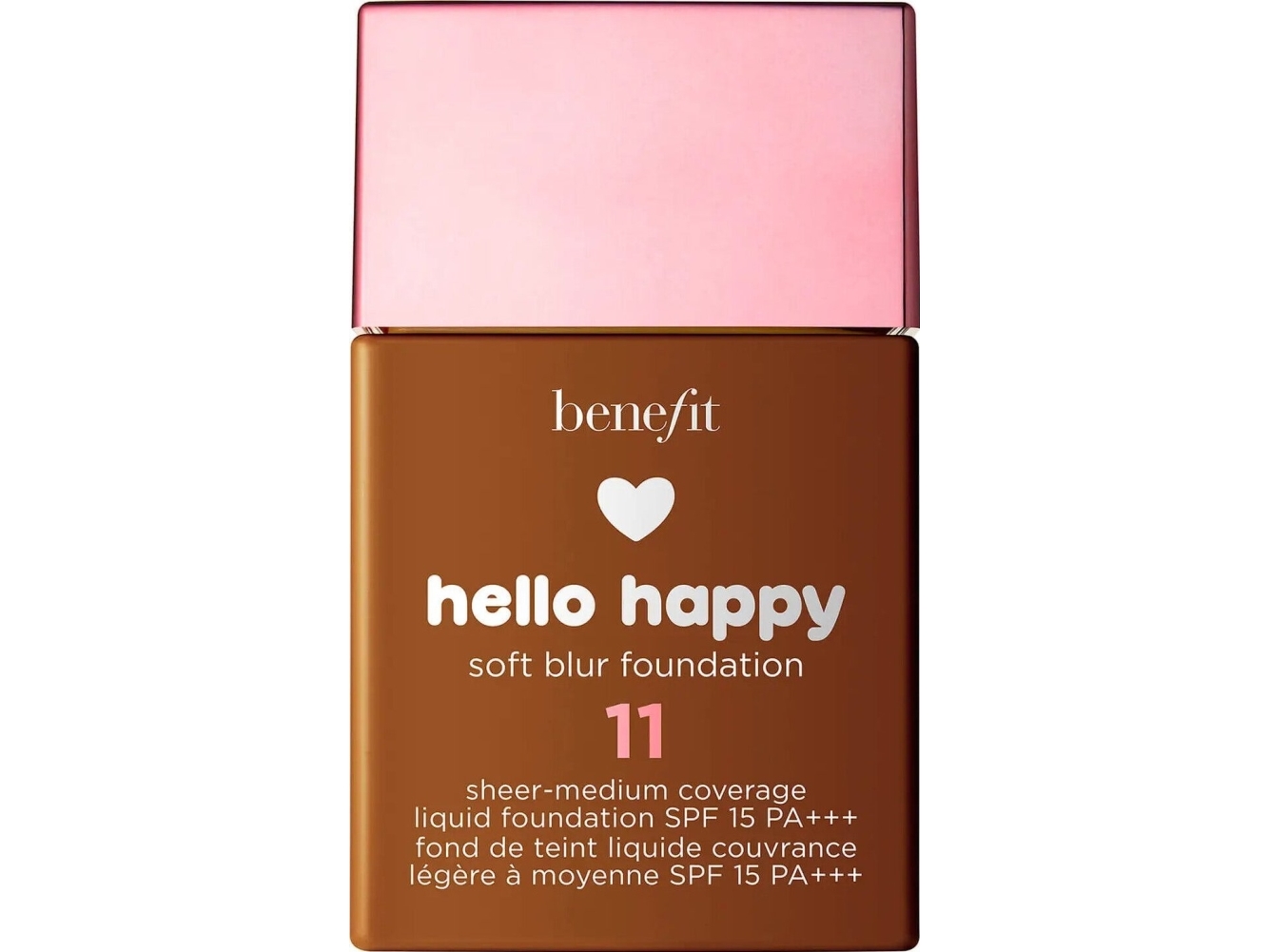 Benefit , Hello Happy Soft Blur, Matte Finish, Liquid Foundation, 11, Dark Neutral, Spf 15, 30 Ml For Women