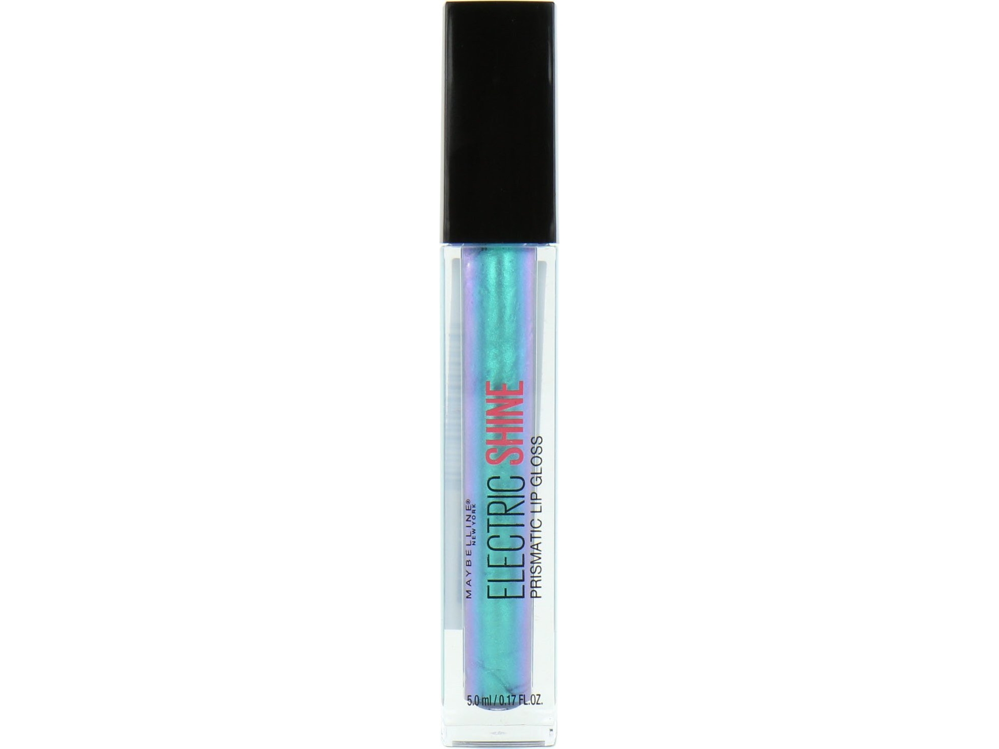 Maybelline New York Electric Shine Holographic Lip Gloss Electric Blue 165