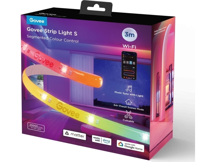 "Taśma Led Govee Govee Led-Streifen Zur Verwendung Mit Material, 3 Meter