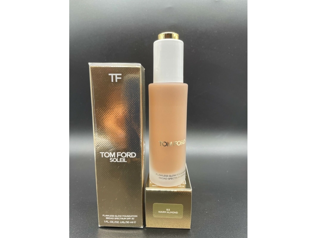 Tom Ford , Soleil, Liquid Foundation, 9.5, Warm Almond, Spf 30, 30 Ml For Women