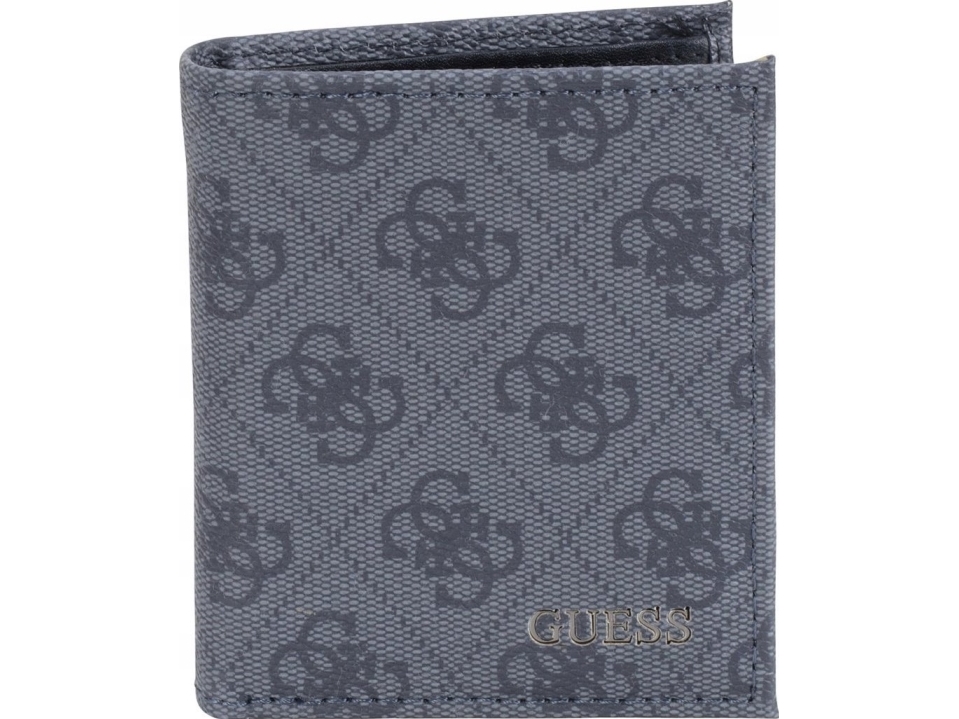 Guess Vezzola Small Billfold SMVZLALEA22, sort, til mænd