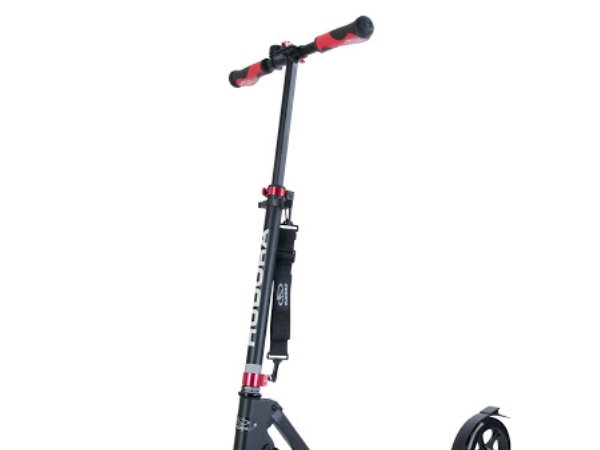 Hudora Big Wheel Style 230, Voksne, Asfalt, 120 Kg, 2 Hjul, Polyurethan, Sort, Rød