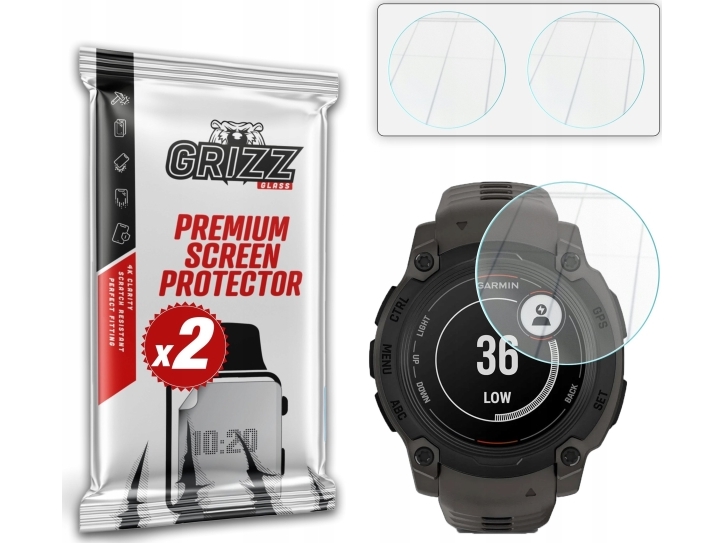 Grizzglass Hybridglass Til Garmin Instinct E 40Mm