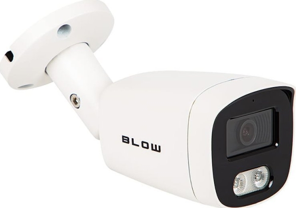 Blow Ip-Kamera 77-856# Ip-Kamera 8Mp Bl-I8hl28bwm/Poe Hvid Hornmikrofon Hybridlys