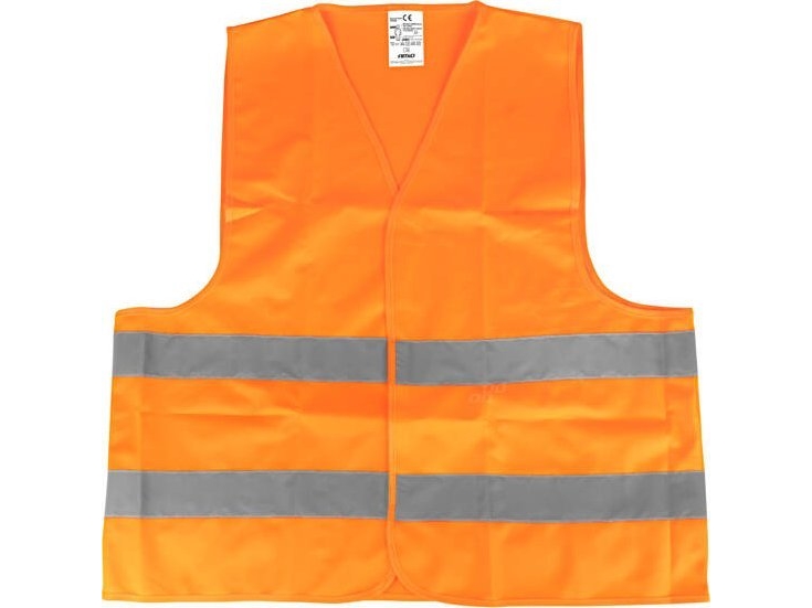 Reflekterende orange vest med certifikat XXL AMIO-03985