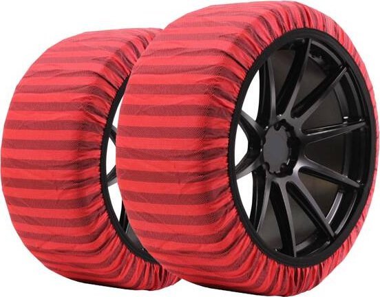 Isse Classic textil snökedjor storlek 74 EN16662-1-2020 ONORM 5121- 2021 2 st. | Bilvård & Biltillbehör - Utvändiga utrustning för bilar - Snökedjor | GameStuff