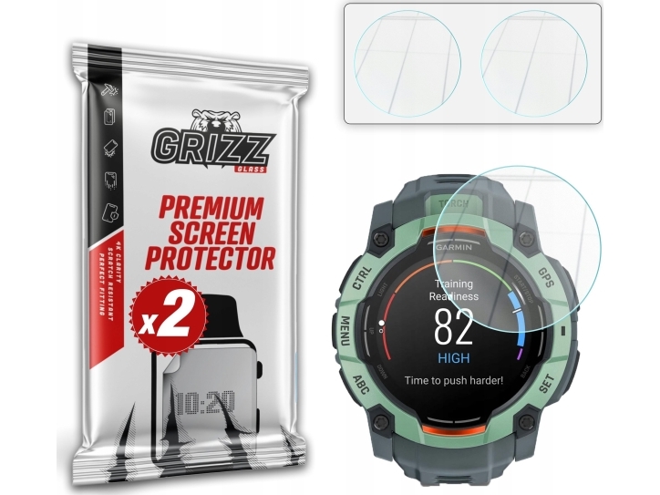 Grizzglass Hybridglass Til Garmin Instinct 3 50Mm